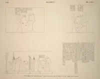 Picture 167 of 510 from Monuments de l'Égypte et de la Nubie, d'après les dessins exécutés sur les lieux sous la direction de Champollion-le-jeune, et les descriptions autographes qu'il en a rédigées; pub. sous les auspices de M. Guizot et de M. Thiers ... par une commission spéciale. Planches (1835), leaf 167