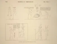 Picture 173 of 510 from Monuments de l'Égypte et de la Nubie, d'après les dessins exécutés sur les lieux sous la direction de Champollion-le-jeune, et les descriptions autographes qu'il en a rédigées; pub. sous les auspices de M. Guizot et de M. Thiers ... par une commission spéciale. Planches (1835), leaf 173