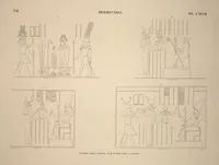 Picture 176 of 510 from Monuments de l'Égypte et de la Nubie, d'après les dessins exécutés sur les lieux sous la direction de Champollion-le-jeune, et les descriptions autographes qu'il en a rédigées; pub. sous les auspices de M. Guizot et de M. Thiers ... par une commission spéciale. Planches (1835), leaf 176
