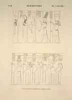 Picture 179 of 510 from Monuments de l'Égypte et de la Nubie, d'après les dessins exécutés sur les lieux sous la direction de Champollion-le-jeune, et les descriptions autographes qu'il en a rédigées; pub. sous les auspices de M. Guizot et de M. Thiers ... par une commission spéciale. Planches (1835), leaf 179