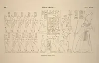 Picture 181 of 510 from Monuments de l'Égypte et de la Nubie, d'après les dessins exécutés sur les lieux sous la direction de Champollion-le-jeune, et les descriptions autographes qu'il en a rédigées; pub. sous les auspices de M. Guizot et de M. Thiers ... par une commission spéciale. Planches (1835), leaf 181