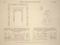 Picture 188 of 510 from Monuments de l'Égypte et de la Nubie, d'après les dessins exécutés sur les lieux sous la direction de Champollion-le-jeune, et les descriptions autographes qu'il en a rédigées; pub. sous les auspices de M. Guizot et de M. Thiers ... par une commission spéciale. Planches (1835), leaf 188