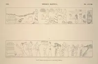 Picture 193 of 510 from Monuments de l'Égypte et de la Nubie, d'après les dessins exécutés sur les lieux sous la direction de Champollion-le-jeune, et les descriptions autographes qu'il en a rédigées; pub. sous les auspices de M. Guizot et de M. Thiers ... par une commission spéciale. Planches (1835), leaf 193