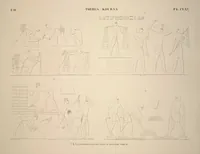 Picture 200 of 510 from Monuments de l'Égypte et de la Nubie, d'après les dessins exécutés sur les lieux sous la direction de Champollion-le-jeune, et les descriptions autographes qu'il en a rédigées; pub. sous les auspices de M. Guizot et de M. Thiers ... par une commission spéciale. Planches (1835), leaf 200