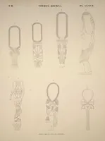 Picture 202 of 510 from Monuments de l'Égypte et de la Nubie, d'après les dessins exécutés sur les lieux sous la direction de Champollion-le-jeune, et les descriptions autographes qu'il en a rédigées; pub. sous les auspices de M. Guizot et de M. Thiers ... par une commission spéciale. Planches (1835), leaf 202