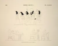 Picture 220 of 510 from Monuments de l'Égypte et de la Nubie, d'après les dessins exécutés sur les lieux sous la direction de Champollion-le-jeune, et les descriptions autographes qu'il en a rédigées; pub. sous les auspices de M. Guizot et de M. Thiers ... par une commission spéciale. Planches (1835), leaf 220