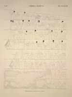 Picture 221 of 510 from Monuments de l'Égypte et de la Nubie, d'après les dessins exécutés sur les lieux sous la direction de Champollion-le-jeune, et les descriptions autographes qu'il en a rédigées; pub. sous les auspices de M. Guizot et de M. Thiers ... par une commission spéciale. Planches (1835), leaf 221