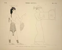 Picture 224 of 510 from Monuments de l'Égypte et de la Nubie, d'après les dessins exécutés sur les lieux sous la direction de Champollion-le-jeune, et les descriptions autographes qu'il en a rédigées; pub. sous les auspices de M. Guizot et de M. Thiers ... par une commission spéciale. Planches (1835), leaf 224