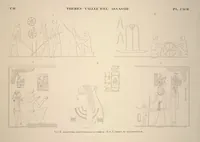 Picture 227 of 510 from Monuments de l'Égypte et de la Nubie, d'après les dessins exécutés sur les lieux sous la direction de Champollion-le-jeune, et les descriptions autographes qu'il en a rédigées; pub. sous les auspices de M. Guizot et de M. Thiers ... par une commission spéciale. Planches (1835), leaf 227