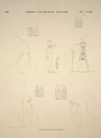 Picture 228 of 510 from Monuments de l'Égypte et de la Nubie, d'après les dessins exécutés sur les lieux sous la direction de Champollion-le-jeune, et les descriptions autographes qu'il en a rédigées; pub. sous les auspices de M. Guizot et de M. Thiers ... par une commission spéciale. Planches (1835), leaf 228