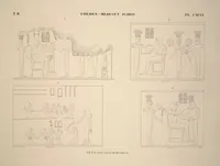 Picture 234 of 510 from Monuments de l'Égypte et de la Nubie, d'après les dessins exécutés sur les lieux sous la direction de Champollion-le-jeune, et les descriptions autographes qu'il en a rédigées; pub. sous les auspices de M. Guizot et de M. Thiers ... par une commission spéciale. Planches (1835), leaf 234