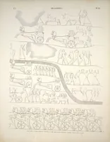 Picture 24 of 510 from Monuments de l'Égypte et de la Nubie, d'après les dessins exécutés sur les lieux sous la direction de Champollion-le-jeune, et les descriptions autographes qu'il en a rédigées; pub. sous les auspices de M. Guizot et de M. Thiers ... par une commission spéciale. Planches (1835), leaf 24