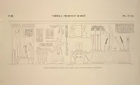 Picture 247 of 510 from Monuments de l'Égypte et de la Nubie, d'après les dessins exécutés sur les lieux sous la direction de Champollion-le-jeune, et les descriptions autographes qu'il en a rédigées; pub. sous les auspices de M. Guizot et de M. Thiers ... par une commission spéciale. Planches (1835), leaf 247