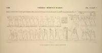 Picture 252 of 510 from Monuments de l'Égypte et de la Nubie, d'après les dessins exécutés sur les lieux sous la direction de Champollion-le-jeune, et les descriptions autographes qu'il en a rédigées; pub. sous les auspices de M. Guizot et de M. Thiers ... par une commission spéciale. Planches (1835), leaf 252
