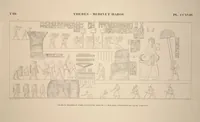 Picture 256 of 510 from Monuments de l'Égypte et de la Nubie, d'après les dessins exécutés sur les lieux sous la direction de Champollion-le-jeune, et les descriptions autographes qu'il en a rédigées; pub. sous les auspices de M. Guizot et de M. Thiers ... par une commission spéciale. Planches (1835), leaf 256