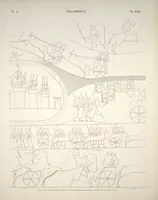 Picture 26 of 510 from Monuments de l'Égypte et de la Nubie, d'après les dessins exécutés sur les lieux sous la direction de Champollion-le-jeune, et les descriptions autographes qu'il en a rédigées; pub. sous les auspices de M. Guizot et de M. Thiers ... par une commission spéciale. Planches (1835), leaf 26