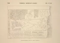 Picture 260 of 510 from Monuments de l'Égypte et de la Nubie, d'après les dessins exécutés sur les lieux sous la direction de Champollion-le-jeune, et les descriptions autographes qu'il en a rédigées; pub. sous les auspices de M. Guizot et de M. Thiers ... par une commission spéciale. Planches (1835), leaf 260