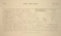 Picture 261 of 510 from Monuments de l'Égypte et de la Nubie, d'après les dessins exécutés sur les lieux sous la direction de Champollion-le-jeune, et les descriptions autographes qu'il en a rédigées; pub. sous les auspices de M. Guizot et de M. Thiers ... par une commission spéciale. Planches (1835), leaf 261