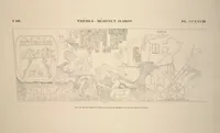 Picture 267 of 510 from Monuments de l'Égypte et de la Nubie, d'après les dessins exécutés sur les lieux sous la direction de Champollion-le-jeune, et les descriptions autographes qu'il en a rédigées; pub. sous les auspices de M. Guizot et de M. Thiers ... par une commission spéciale. Planches (1835), leaf 267