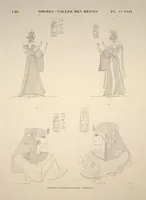 Picture 268 of 510 from Monuments de l'Égypte et de la Nubie, d'après les dessins exécutés sur les lieux sous la direction de Champollion-le-jeune, et les descriptions autographes qu'il en a rédigées; pub. sous les auspices de M. Guizot et de M. Thiers ... par une commission spéciale. Planches (1835), leaf 268