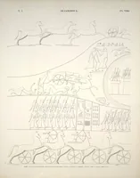 Picture 27 of 510 from Monuments de l'Égypte et de la Nubie, d'après les dessins exécutés sur les lieux sous la direction de Champollion-le-jeune, et les descriptions autographes qu'il en a rédigées; pub. sous les auspices de M. Guizot et de M. Thiers ... par une commission spéciale. Planches (1835), leaf 27