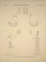 Picture 273 of 510 from Monuments de l'Égypte et de la Nubie, d'après les dessins exécutés sur les lieux sous la direction de Champollion-le-jeune, et les descriptions autographes qu'il en a rédigées; pub. sous les auspices de M. Guizot et de M. Thiers ... par une commission spéciale. Planches (1835), leaf 273