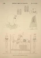 Picture 274 of 510 from Monuments de l'Égypte et de la Nubie, d'après les dessins exécutés sur les lieux sous la direction de Champollion-le-jeune, et les descriptions autographes qu'il en a rédigées; pub. sous les auspices de M. Guizot et de M. Thiers ... par une commission spéciale. Planches (1835), leaf 274