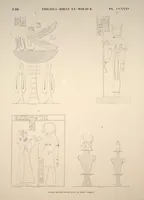 Picture 275 of 510 from Monuments de l'Égypte et de la Nubie, d'après les dessins exécutés sur les lieux sous la direction de Champollion-le-jeune, et les descriptions autographes qu'il en a rédigées; pub. sous les auspices de M. Guizot et de M. Thiers ... par une commission spéciale. Planches (1835), leaf 275