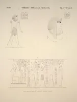 Picture 276 of 510 from Monuments de l'Égypte et de la Nubie, d'après les dessins exécutés sur les lieux sous la direction de Champollion-le-jeune, et les descriptions autographes qu'il en a rédigées; pub. sous les auspices de M. Guizot et de M. Thiers ... par une commission spéciale. Planches (1835), leaf 276