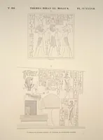 Picture 277 of 510 from Monuments de l'Égypte et de la Nubie, d'après les dessins exécutés sur les lieux sous la direction de Champollion-le-jeune, et les descriptions autographes qu'il en a rédigées; pub. sous les auspices de M. Guizot et de M. Thiers ... par une commission spéciale. Planches (1835), leaf 277