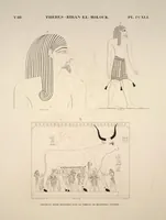Picture 281 of 510 from Monuments de l'Égypte et de la Nubie, d'après les dessins exécutés sur les lieux sous la direction de Champollion-le-jeune, et les descriptions autographes qu'il en a rédigées; pub. sous les auspices de M. Guizot et de M. Thiers ... par une commission spéciale. Planches (1835), leaf 281