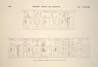 Picture 288 of 510 from Monuments de l'Égypte et de la Nubie, d'après les dessins exécutés sur les lieux sous la direction de Champollion-le-jeune, et les descriptions autographes qu'il en a rédigées; pub. sous les auspices de M. Guizot et de M. Thiers ... par une commission spéciale. Planches (1835), leaf 288