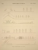 Picture 289 of 510 from Monuments de l'Égypte et de la Nubie, d'après les dessins exécutés sur les lieux sous la direction de Champollion-le-jeune, et les descriptions autographes qu'il en a rédigées; pub. sous les auspices de M. Guizot et de M. Thiers ... par une commission spéciale. Planches (1835), leaf 289