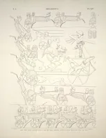 Picture 29 of 510 from Monuments de l'Égypte et de la Nubie, d'après les dessins exécutés sur les lieux sous la direction de Champollion-le-jeune, et les descriptions autographes qu'il en a rédigées; pub. sous les auspices de M. Guizot et de M. Thiers ... par une commission spéciale. Planches (1835), leaf 29