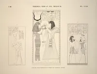 Picture 291 of 510 from Monuments de l'Égypte et de la Nubie, d'après les dessins exécutés sur les lieux sous la direction de Champollion-le-jeune, et les descriptions autographes qu'il en a rédigées; pub. sous les auspices de M. Guizot et de M. Thiers ... par une commission spéciale. Planches (1835), leaf 291