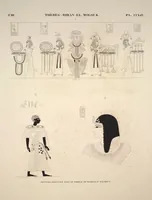 Picture 295 of 510 from Monuments de l'Égypte et de la Nubie, d'après les dessins exécutés sur les lieux sous la direction de Champollion-le-jeune, et les descriptions autographes qu'il en a rédigées; pub. sous les auspices de M. Guizot et de M. Thiers ... par une commission spéciale. Planches (1835), leaf 295