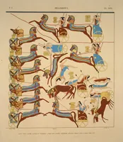 Picture 30 of 510 from Monuments de l'Égypte et de la Nubie, d'après les dessins exécutés sur les lieux sous la direction de Champollion-le-jeune, et les descriptions autographes qu'il en a rédigées; pub. sous les auspices de M. Guizot et de M. Thiers ... par une commission spéciale. Planches (1835), leaf 30