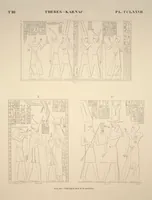 Picture 321 of 510 from Monuments de l'Égypte et de la Nubie, d'après les dessins exécutés sur les lieux sous la direction de Champollion-le-jeune, et les descriptions autographes qu'il en a rédigées; pub. sous les auspices de M. Guizot et de M. Thiers ... par une commission spéciale. Planches (1835), leaf 322