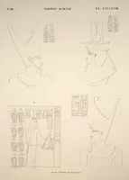 Picture 322 of 510 from Monuments de l'Égypte et de la Nubie, d'après les dessins exécutés sur les lieux sous la direction de Champollion-le-jeune, et les descriptions autographes qu'il en a rédigées; pub. sous les auspices de M. Guizot et de M. Thiers ... par une commission spéciale. Planches (1835), leaf 323