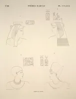 Picture 324 of 510 from Monuments de l'Égypte et de la Nubie, d'après les dessins exécutés sur les lieux sous la direction de Champollion-le-jeune, et les descriptions autographes qu'il en a rédigées; pub. sous les auspices de M. Guizot et de M. Thiers ... par une commission spéciale. Planches (1835), leaf 325