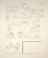 Picture 34 of 510 from Monuments de l'Égypte et de la Nubie, d'après les dessins exécutés sur les lieux sous la direction de Champollion-le-jeune, et les descriptions autographes qu'il en a rédigées; pub. sous les auspices de M. Guizot et de M. Thiers ... par une commission spéciale. Planches (1835), leaf 34