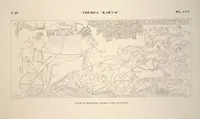 Picture 344 of 510 from Monuments de l'Égypte et de la Nubie, d'après les dessins exécutés sur les lieux sous la direction de Champollion-le-jeune, et les descriptions autographes qu'il en a rédigées; pub. sous les auspices de M. Guizot et de M. Thiers ... par une commission spéciale. Planches (1835), leaf 345