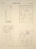 Picture 356 of 510 from Monuments de l'Égypte et de la Nubie, d'après les dessins exécutés sur les lieux sous la direction de Champollion-le-jeune, et les descriptions autographes qu'il en a rédigées; pub. sous les auspices de M. Guizot et de M. Thiers ... par une commission spéciale. Planches (1835), leaf 357