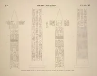Picture 365 of 510 from Monuments de l'Égypte et de la Nubie, d'après les dessins exécutés sur les lieux sous la direction de Champollion-le-jeune, et les descriptions autographes qu'il en a rédigées; pub. sous les auspices de M. Guizot et de M. Thiers ... par une commission spéciale. Planches (1835), leaf 366
