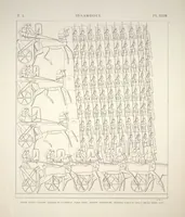 Picture 37 of 510 from Monuments de l'Égypte et de la Nubie, d'après les dessins exécutés sur les lieux sous la direction de Champollion-le-jeune, et les descriptions autographes qu'il en a rédigées; pub. sous les auspices de M. Guizot et de M. Thiers ... par une commission spéciale. Planches (1835), leaf 37