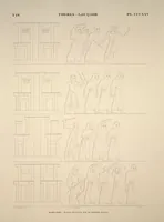Picture 370 of 510 from Monuments de l'Égypte et de la Nubie, d'après les dessins exécutés sur les lieux sous la direction de Champollion-le-jeune, et les descriptions autographes qu'il en a rédigées; pub. sous les auspices de M. Guizot et de M. Thiers ... par une commission spéciale. Planches (1835), leaf 371