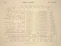 Picture 372 of 510 from Monuments de l'Égypte et de la Nubie, d'après les dessins exécutés sur les lieux sous la direction de Champollion-le-jeune, et les descriptions autographes qu'il en a rédigées; pub. sous les auspices de M. Guizot et de M. Thiers ... par une commission spéciale. Planches (1835), leaf 373