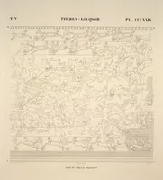 Picture 375 of 510 from Monuments de l'Égypte et de la Nubie, d'après les dessins exécutés sur les lieux sous la direction de Champollion-le-jeune, et les descriptions autographes qu'il en a rédigées; pub. sous les auspices de M. Guizot et de M. Thiers ... par une commission spéciale. Planches (1835), leaf 376