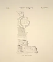 Picture 376 of 510 from Monuments de l'Égypte et de la Nubie, d'après les dessins exécutés sur les lieux sous la direction de Champollion-le-jeune, et les descriptions autographes qu'il en a rédigées; pub. sous les auspices de M. Guizot et de M. Thiers ... par une commission spéciale. Planches (1835), leaf 377