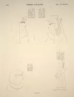 Picture 382 of 510 from Monuments de l'Égypte et de la Nubie, d'après les dessins exécutés sur les lieux sous la direction de Champollion-le-jeune, et les descriptions autographes qu'il en a rédigées; pub. sous les auspices de M. Guizot et de M. Thiers ... par une commission spéciale. Planches (1835), leaf 383